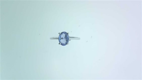 Ringe Sommer Dame in Weißgold Tanzanite 1.11 Ct TANZANITE OVALE CT 1.11 TICCHI GIOIELLI SRL - TANZANITE OVALE CT 1.11 TICCHI GIOIELLI SRL